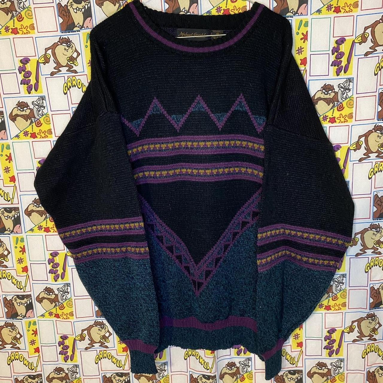 Vintage Women's Sweater - Black - S