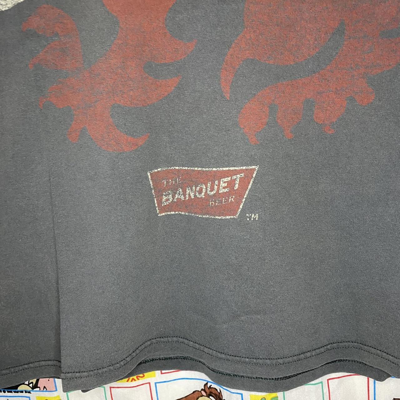 De Beers Men's Grey and Burgundy T-shirt (4)