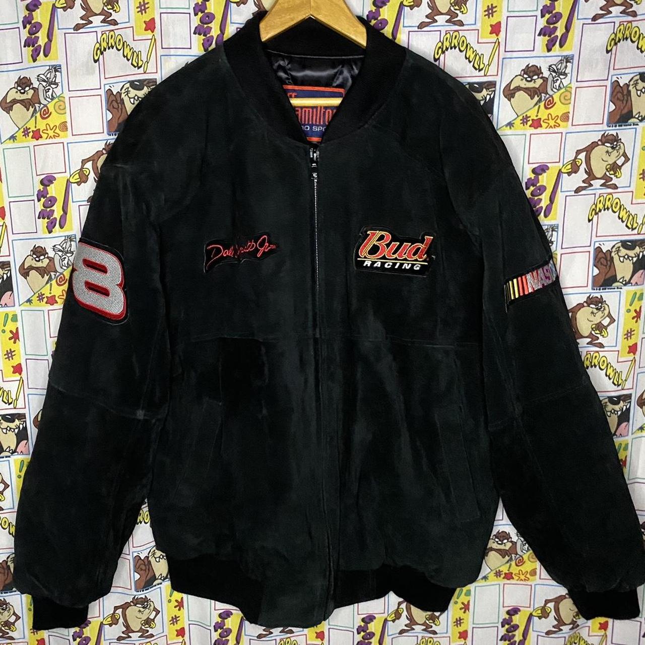 Mens Bud Racing store NASCAR Suede Coat Earnhardt Jr.