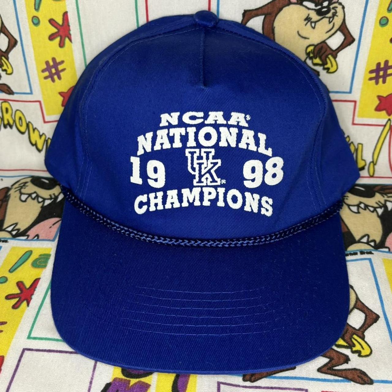 1998 Kentucky NCAA Champs Hat Vintage UK Depop