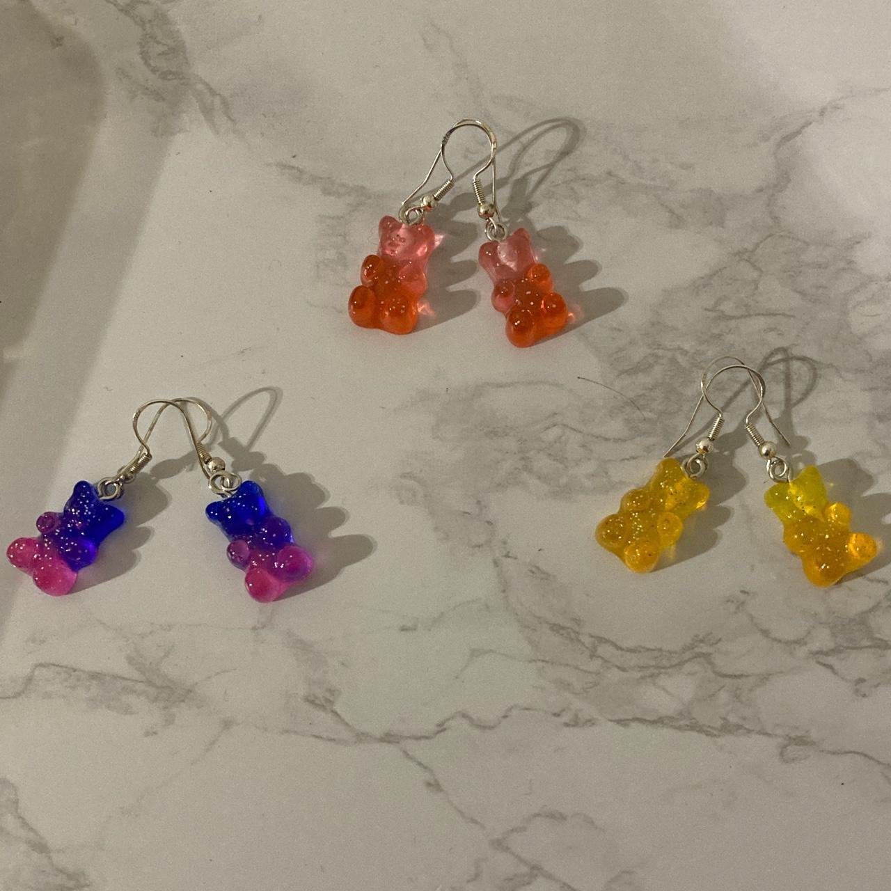 3 Sets of Gummy Bear Earrings!!! Super cute and... - Depop