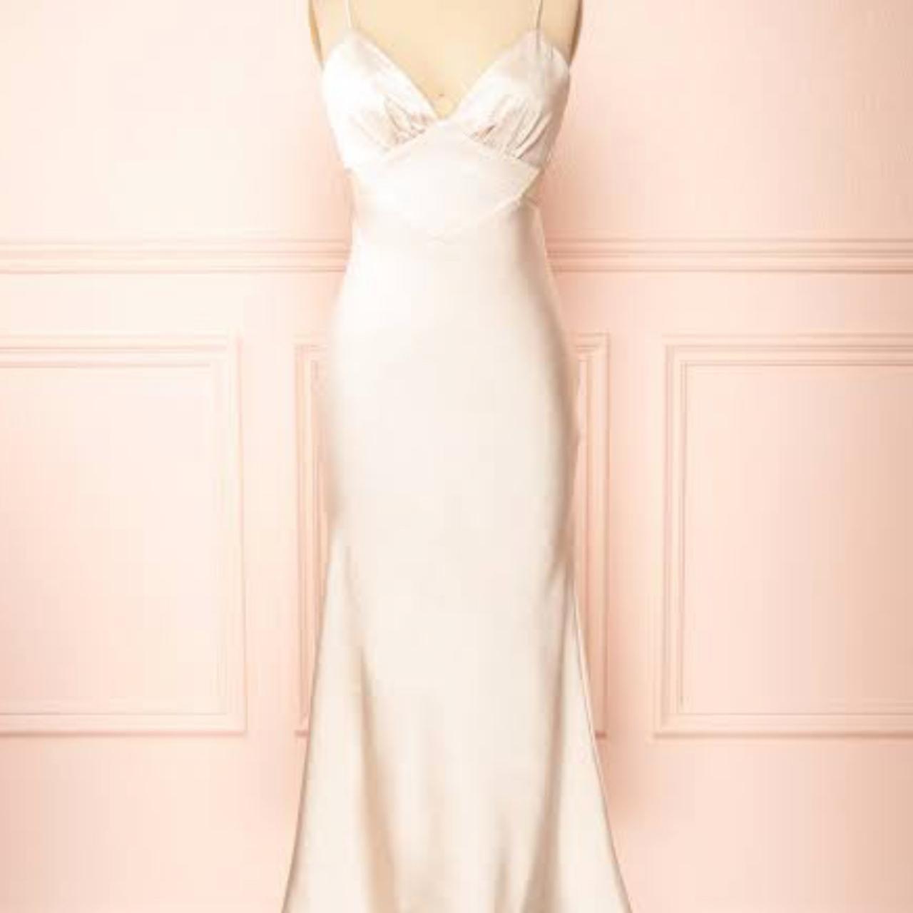 paper kites long dress in champagne in perfect... Depop