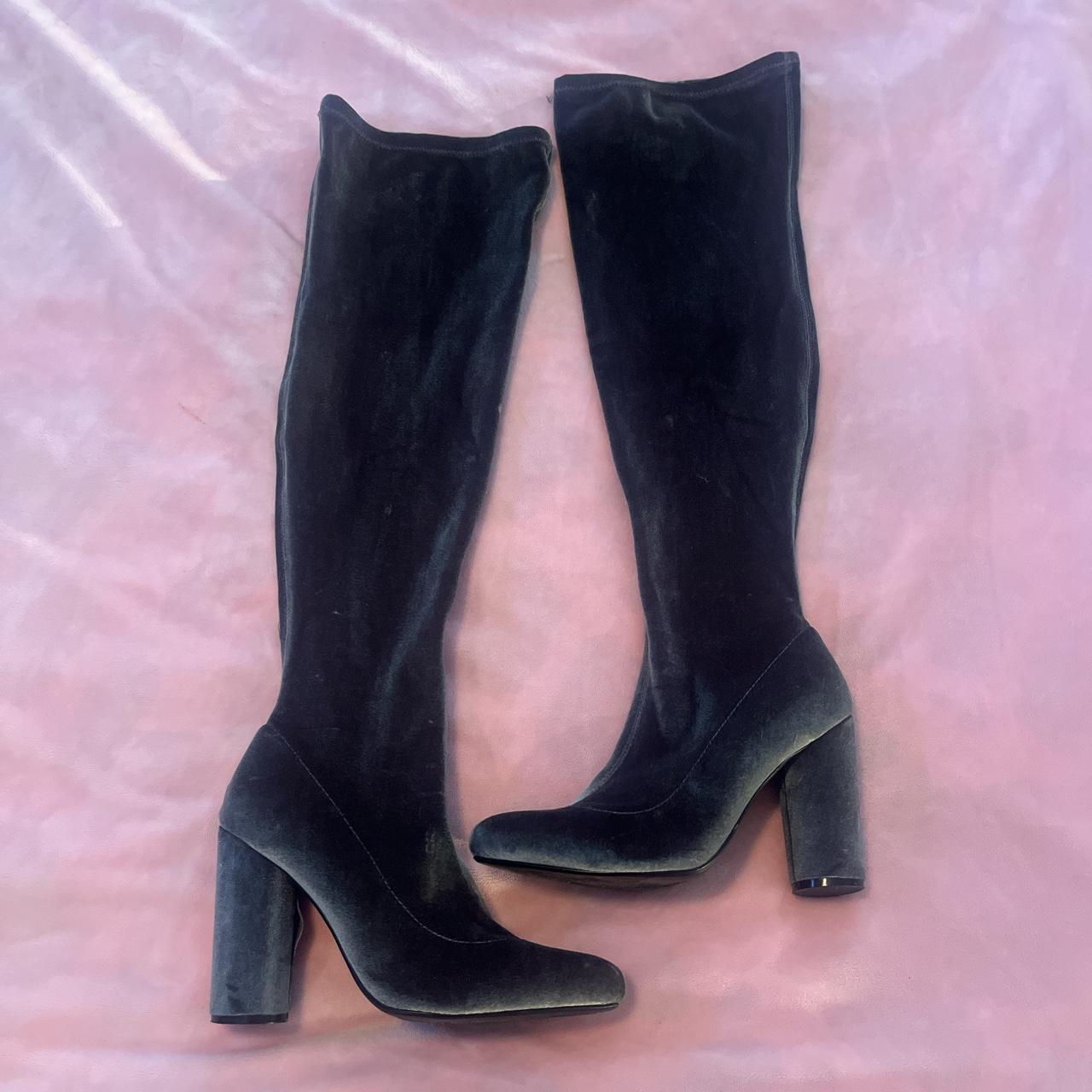 Silver wide hot sale calf boots