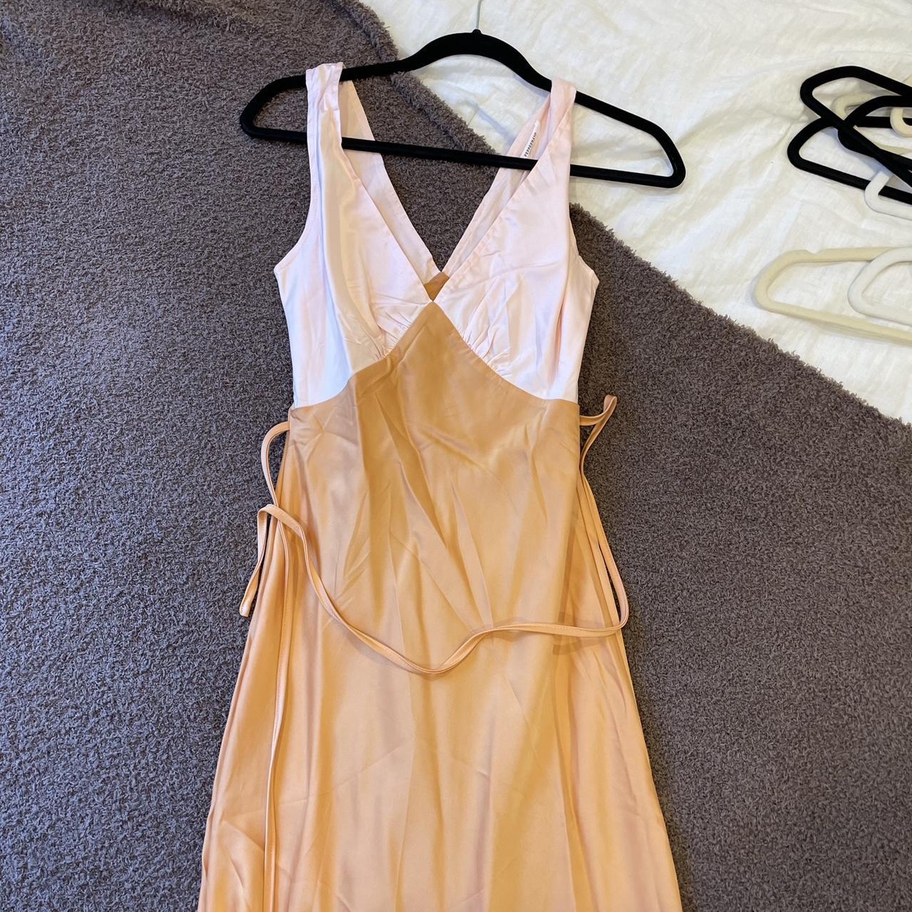Peppermayo Women's Orange and Pink Dress
