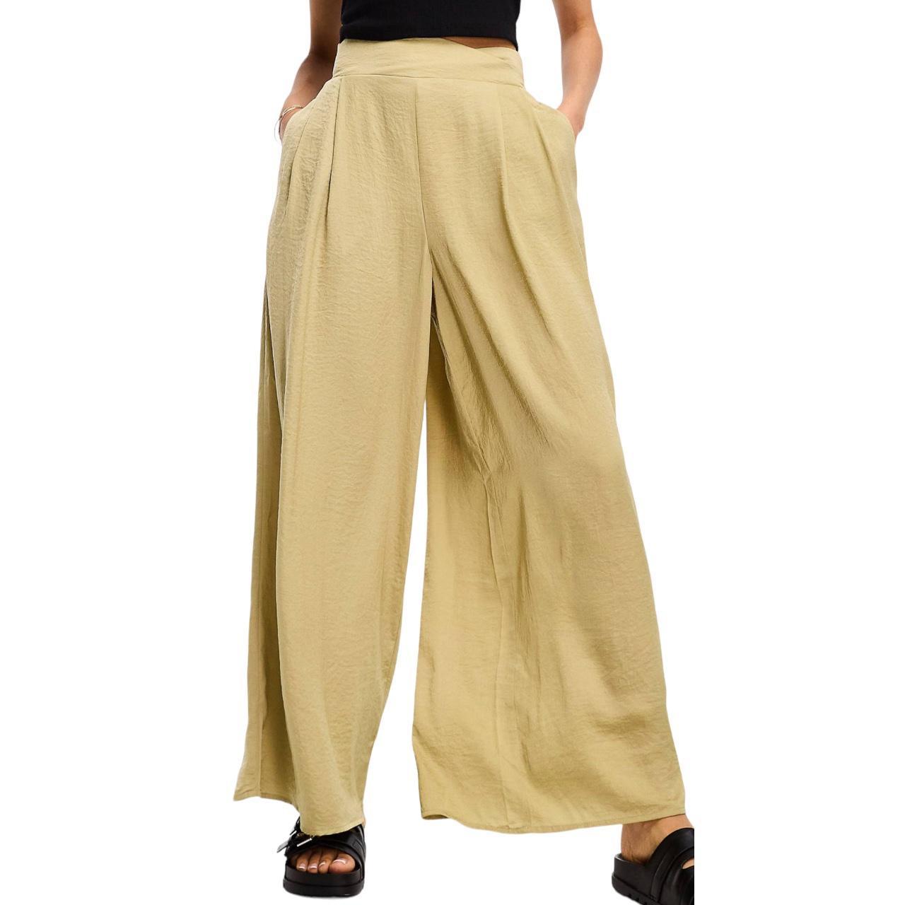 Pleated linen trousers - Woman | Mango Zambia