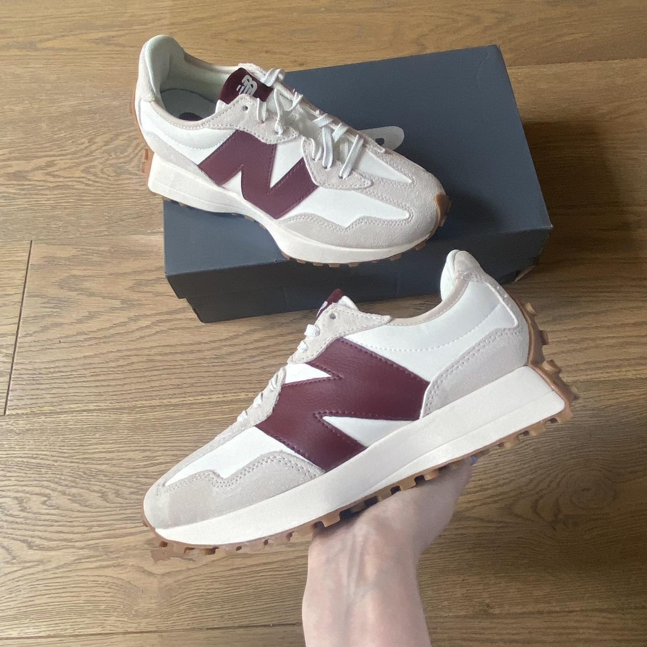 Burgundy new balance size 3 hotsell