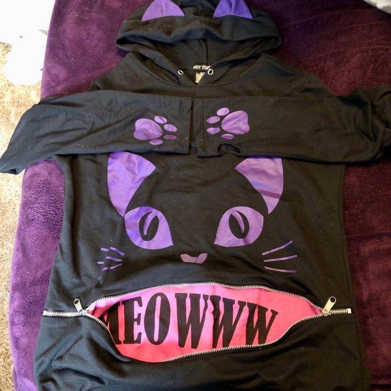 Cat ear hoodie hot sale hot topic