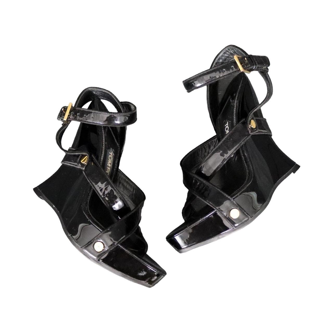 Product Image 1 - Tom Ford Women’s Leather Platform