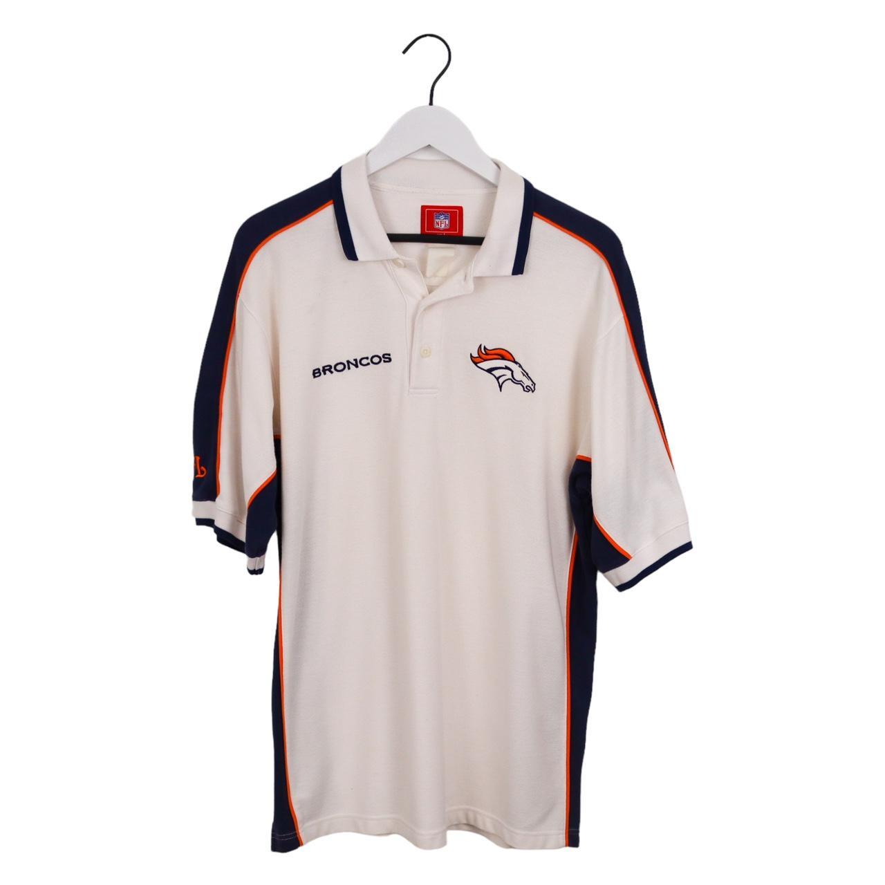 Men's Vineyard Vines Royal Denver Broncos Throwback Destin Polo