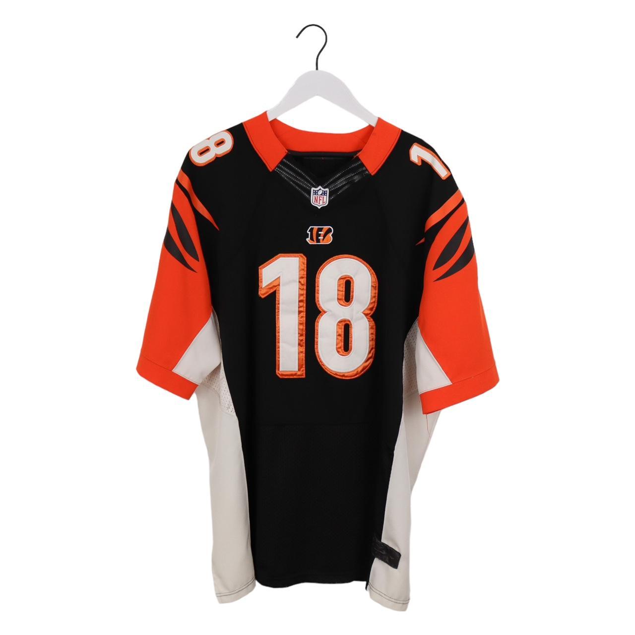 Cincinnati Bengals Jersey 18 AJ Green Small Unisex NFL Football Orange  White