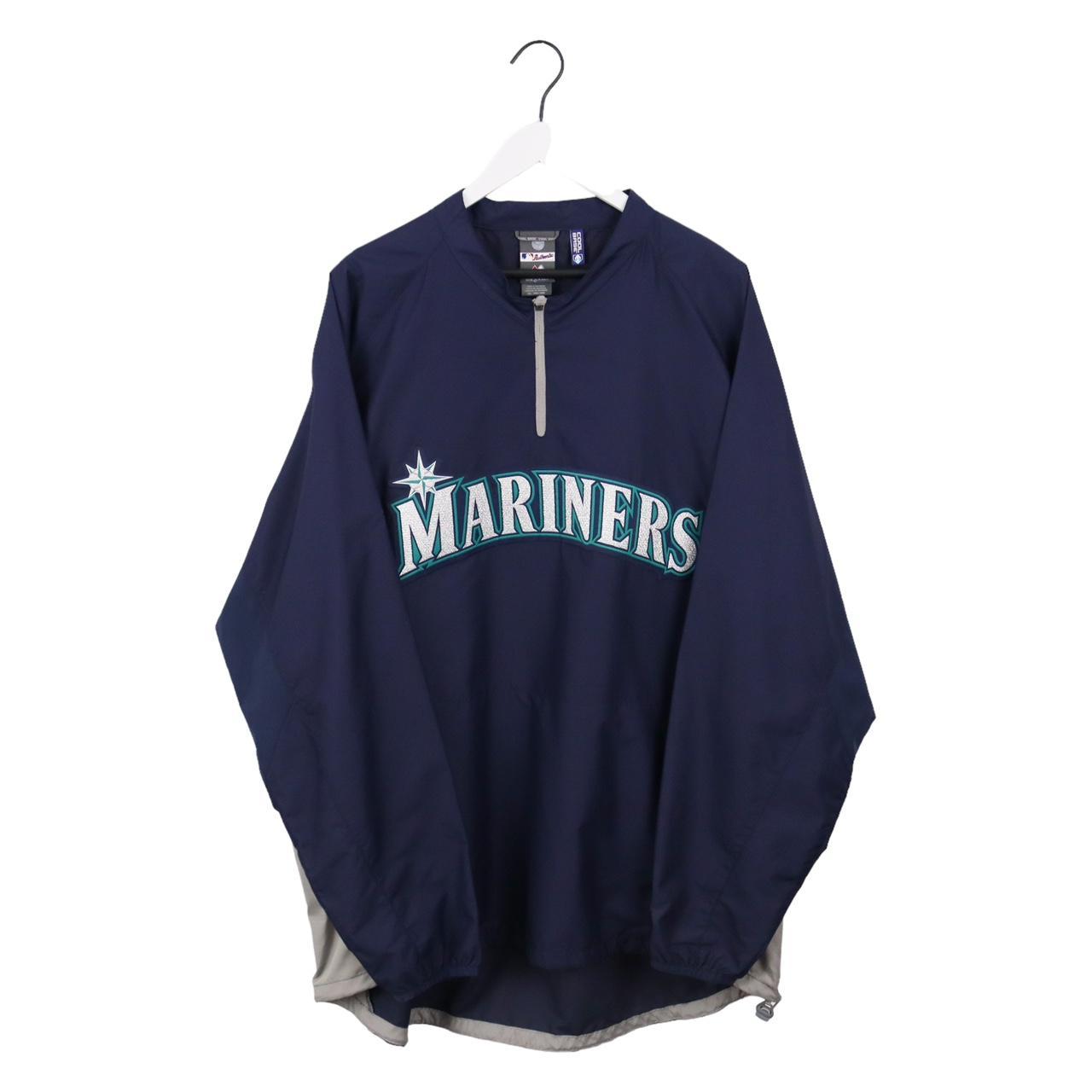 Seattle Mariners Majestic Youth Official Cool Base Jersey - Navy