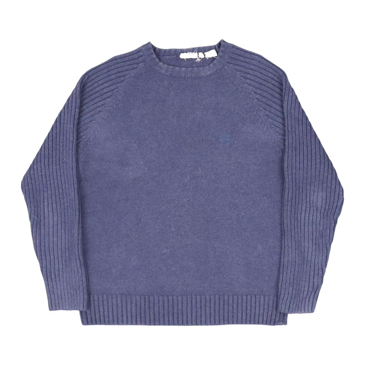 Timberland Vintage Knit Sweater - Men’s Navy... - Depop