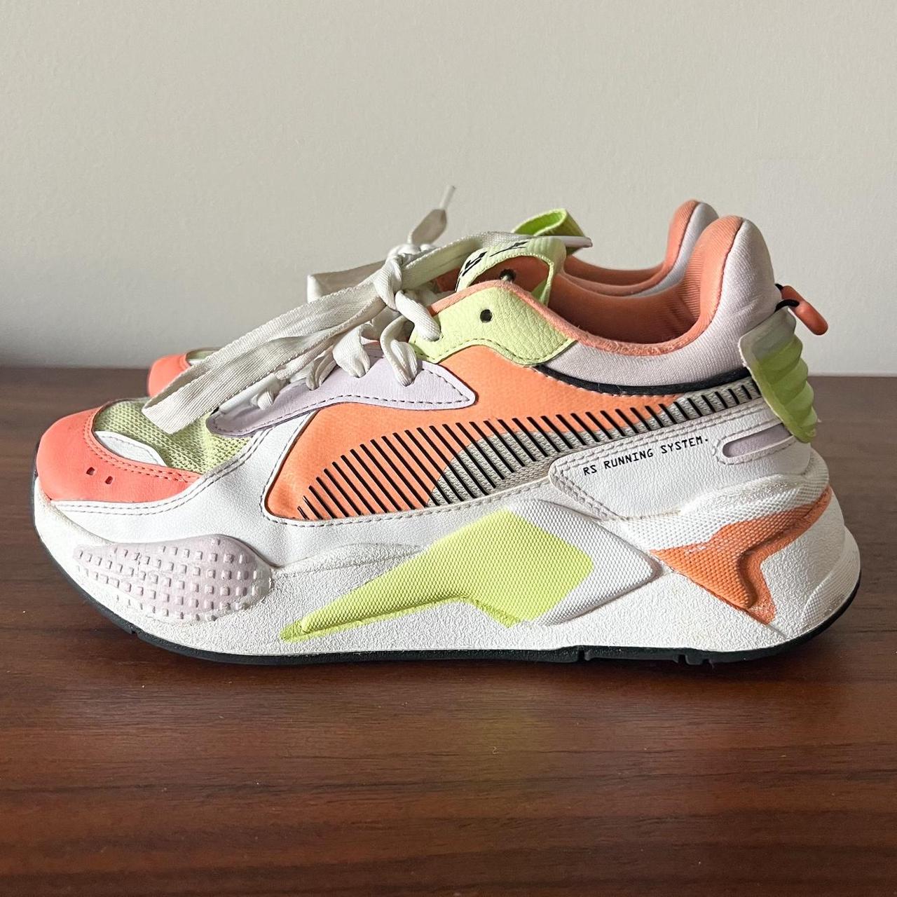 Puma RS X Mismatched Running Shoes Women s Size 7. Depop