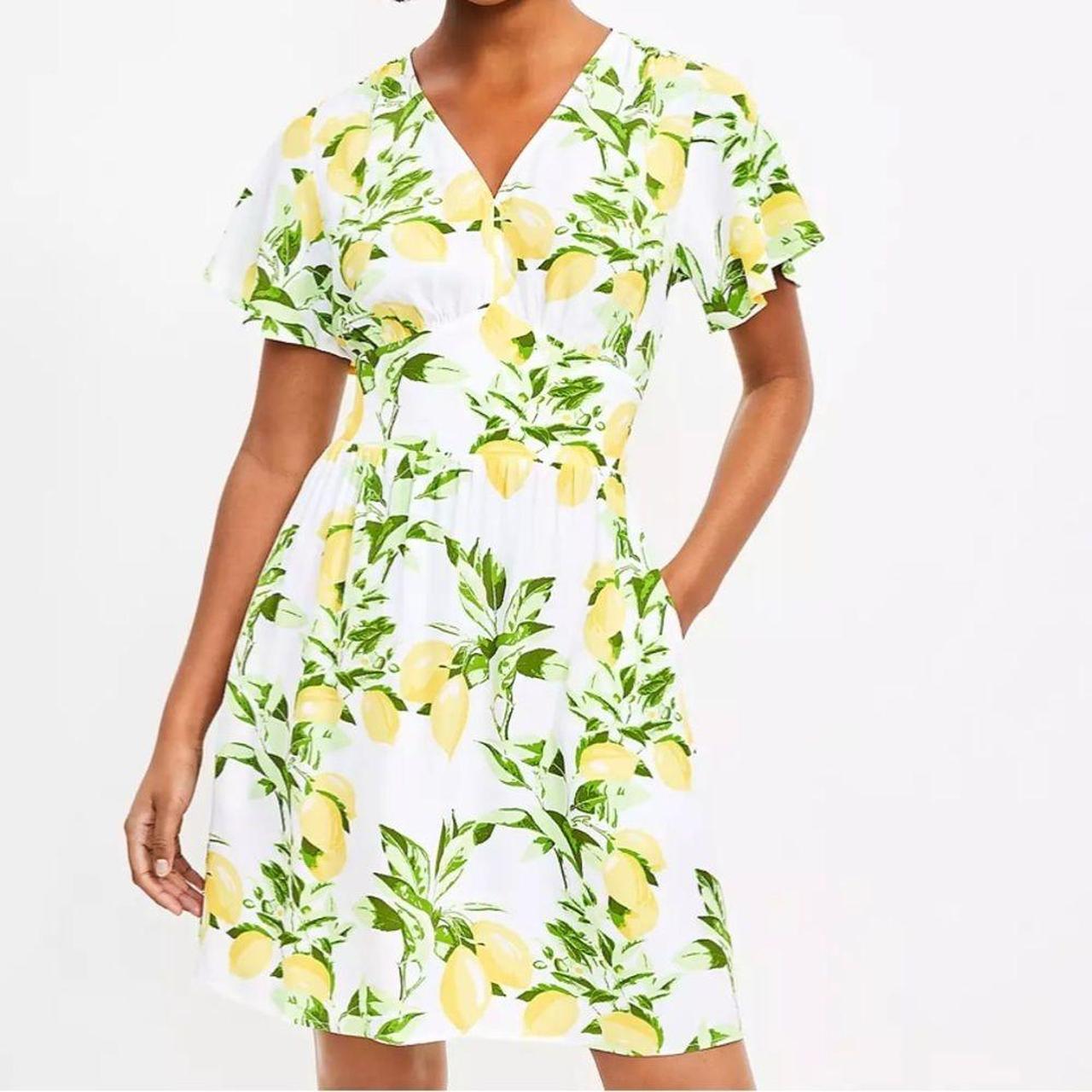 Loft flutter hotsell sleeve dress