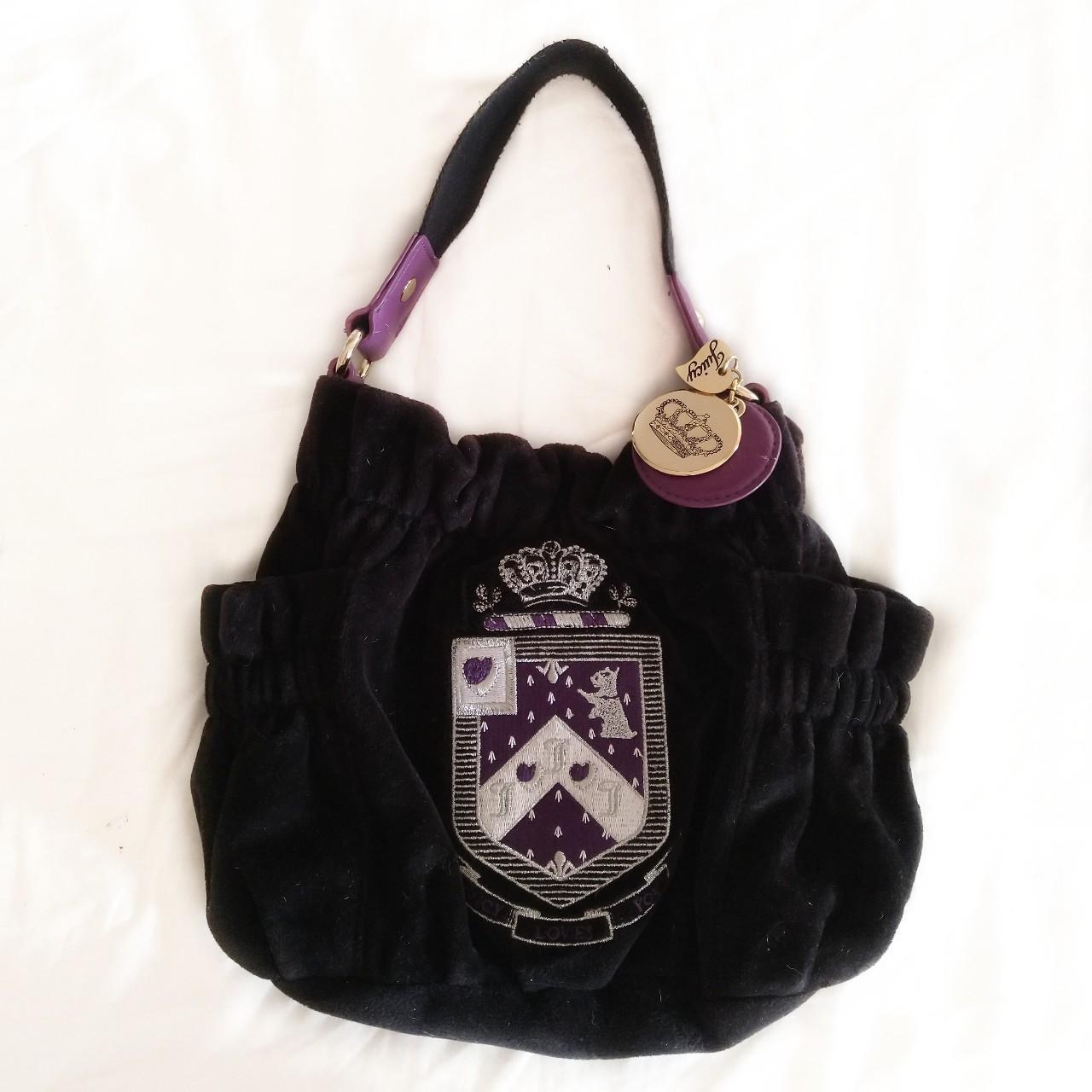 Juicy Couture bag velour Purple Heart toiletries bag New OS - $32 New With  Tags - From Earlisha