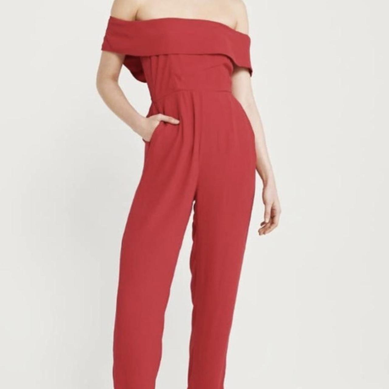 Abercrombie Off the Shoulder Jumpsuit Adorable Off