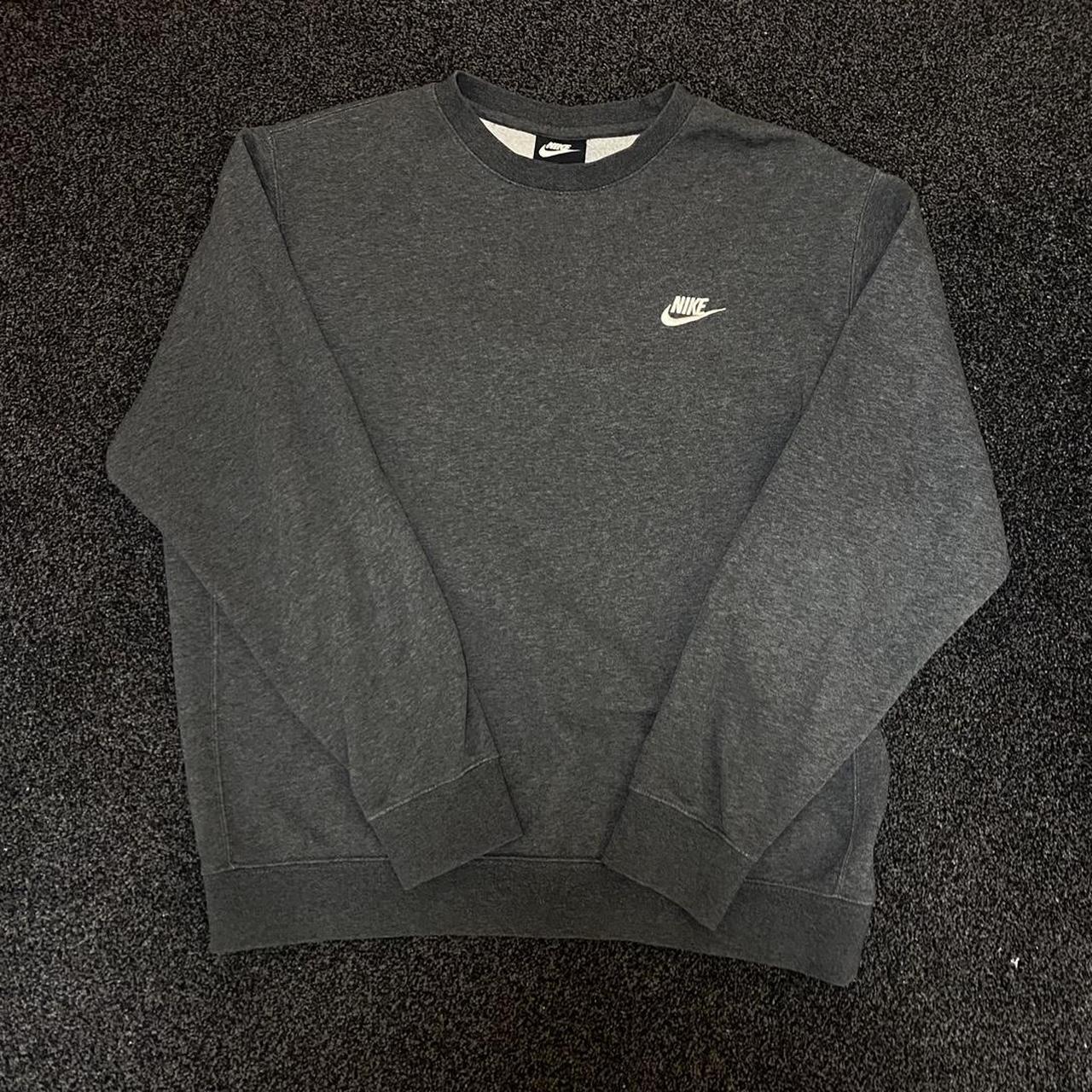 Nike Men's Grey Jumper | Depop