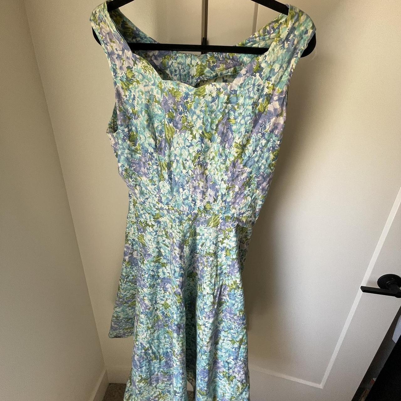 Vintage 1950s 1960s homemade floral sundress.... - Depop