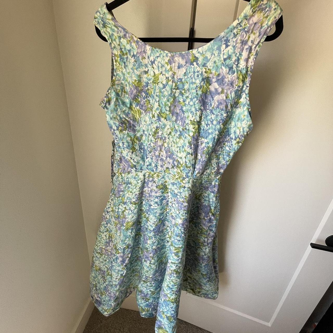 Vintage 1950s 1960s homemade floral sundress.... - Depop