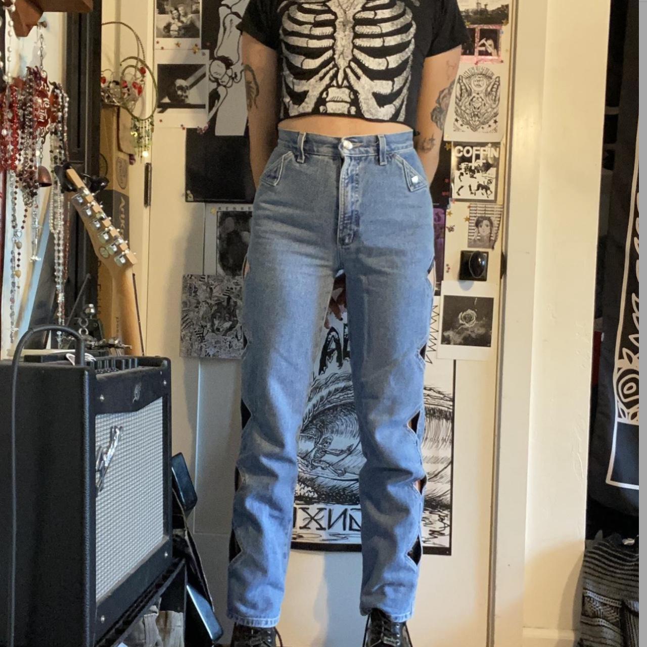 Vintage 90s Rocky Mountain Light Wash Denim High - Depop