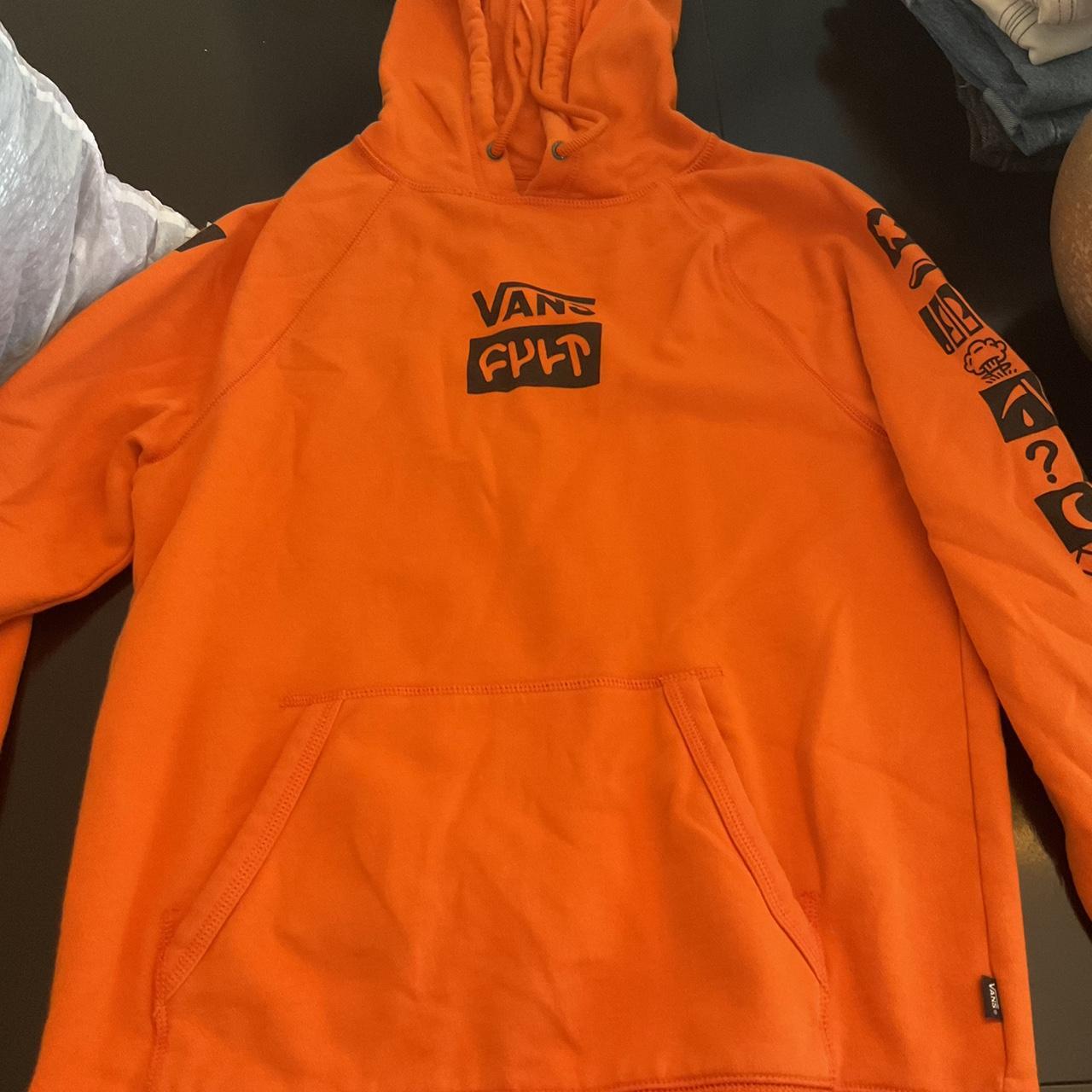 Vans orange hoodie vans cult #vans #pacsun Depop