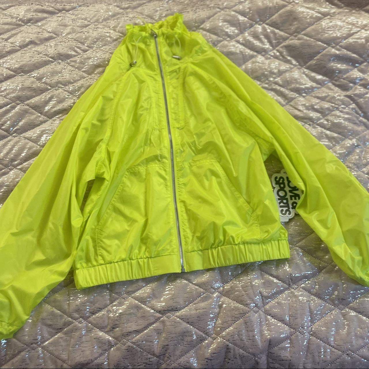Love & Sports Women's Yellow Jacket Depop