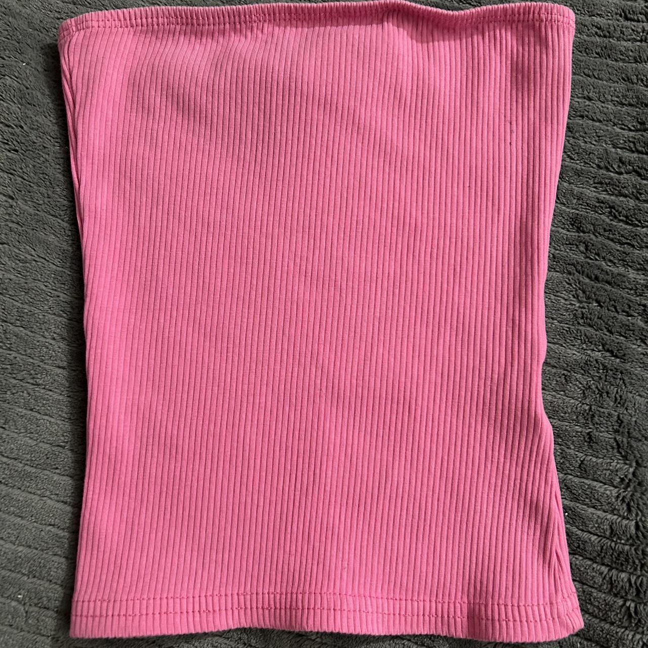 xs hot pink tube top from h&m worn like twice! also... - Depop