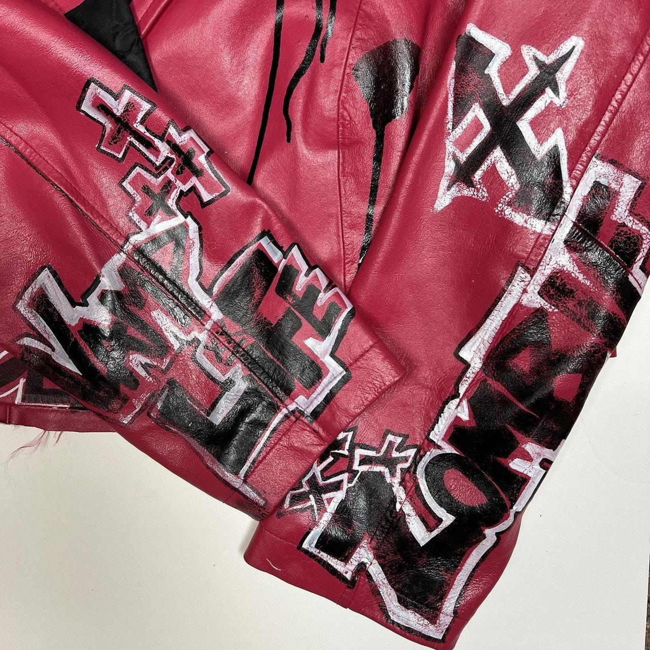 Source Unknown Women's Bomber Jacket - Red/Black … - image 6
