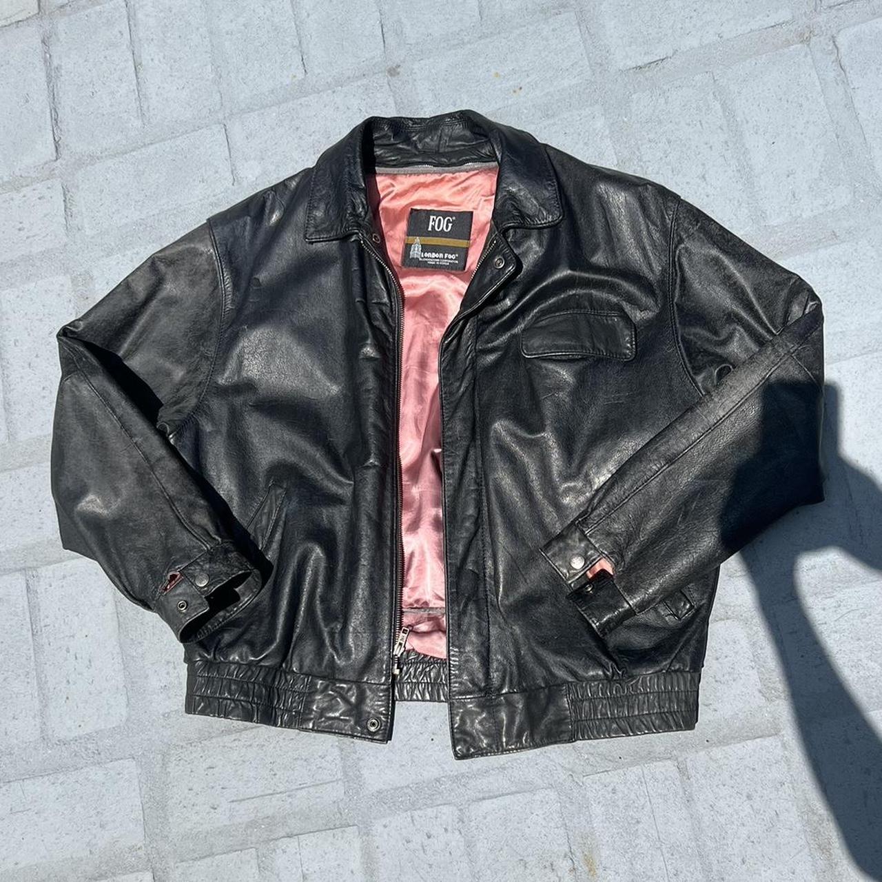 Vintage London Fog 100% leather jacket. With | Depop