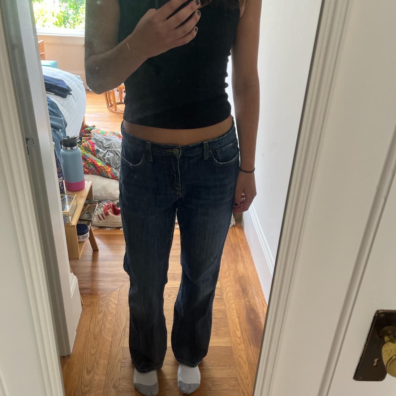 lucky brand jeans - labeled size 12 - Depop