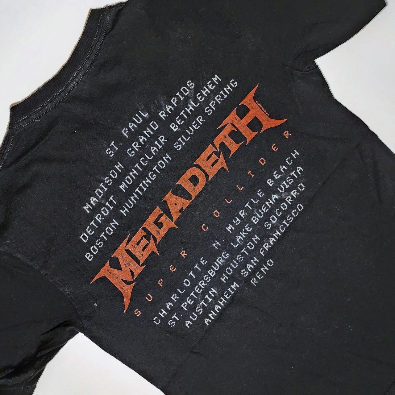 Megadeth Super Collider 2013 Album Tour T Shirt Depop