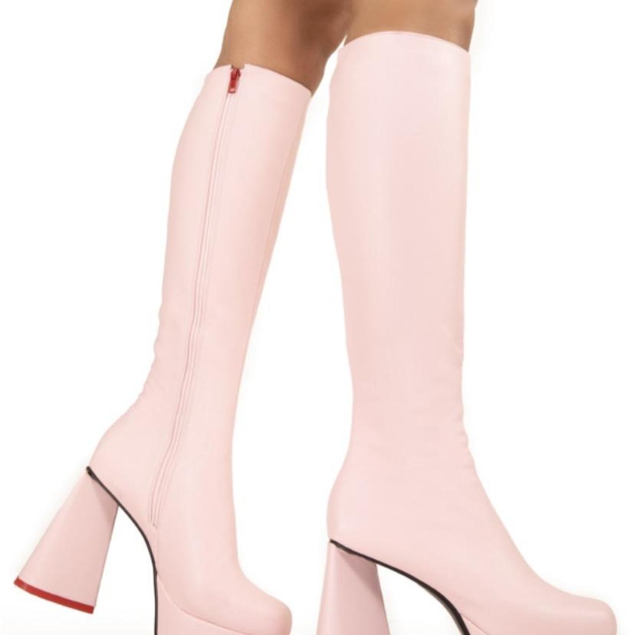 Brand New Lamoda Heart Stomper boots, size 9, - Main Image