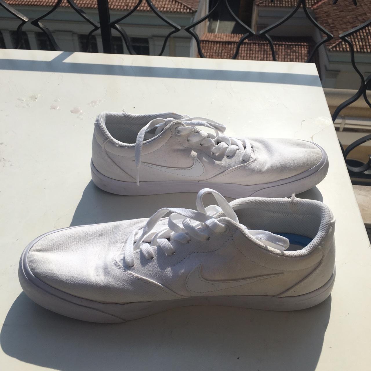 Nike SB Solarsoft white trainers in US 10 EU 44 Depop