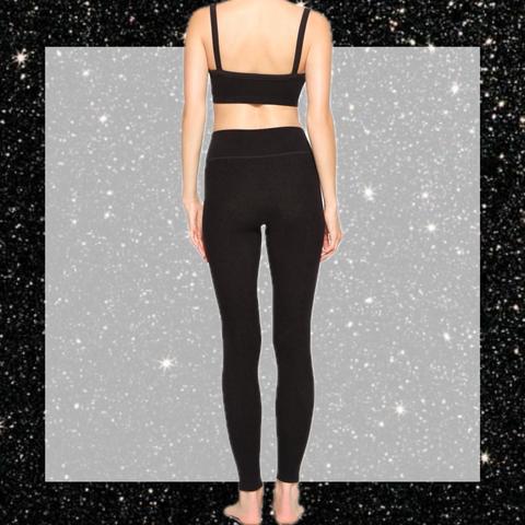 SKIMS Terry Lounge Seamless Legging • in Onyx • - Depop