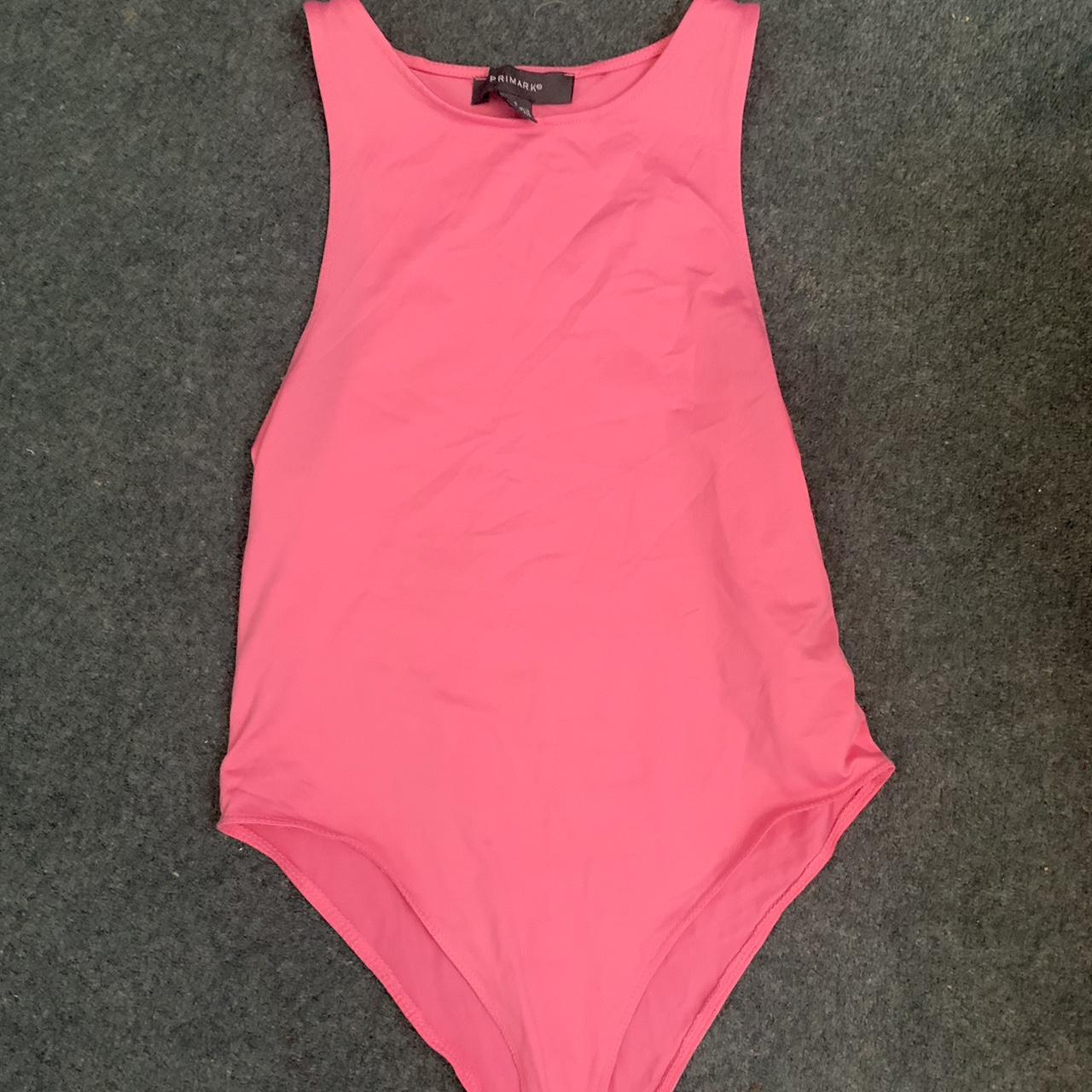 Primark pink bodysuit don’t wear anymore but fits... - Depop