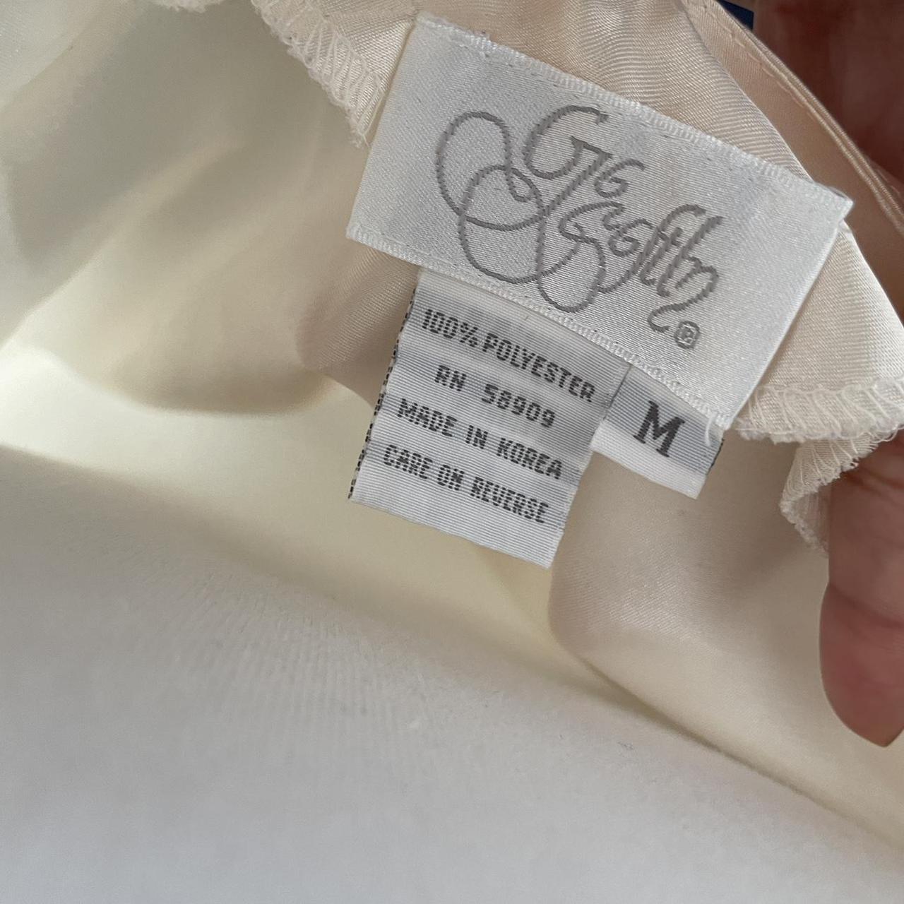 vintage cream midi slip dress brand is Go Softly,... - Depop