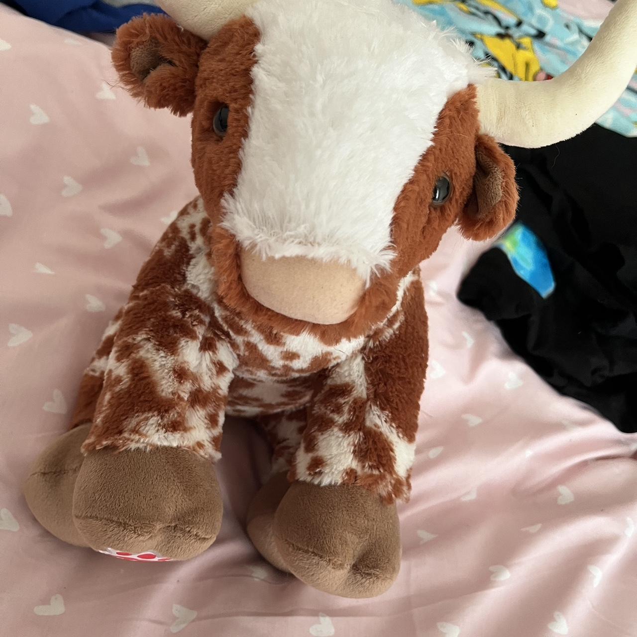 Highland Cow Build A Bear Plush Buildabear Cow Depop