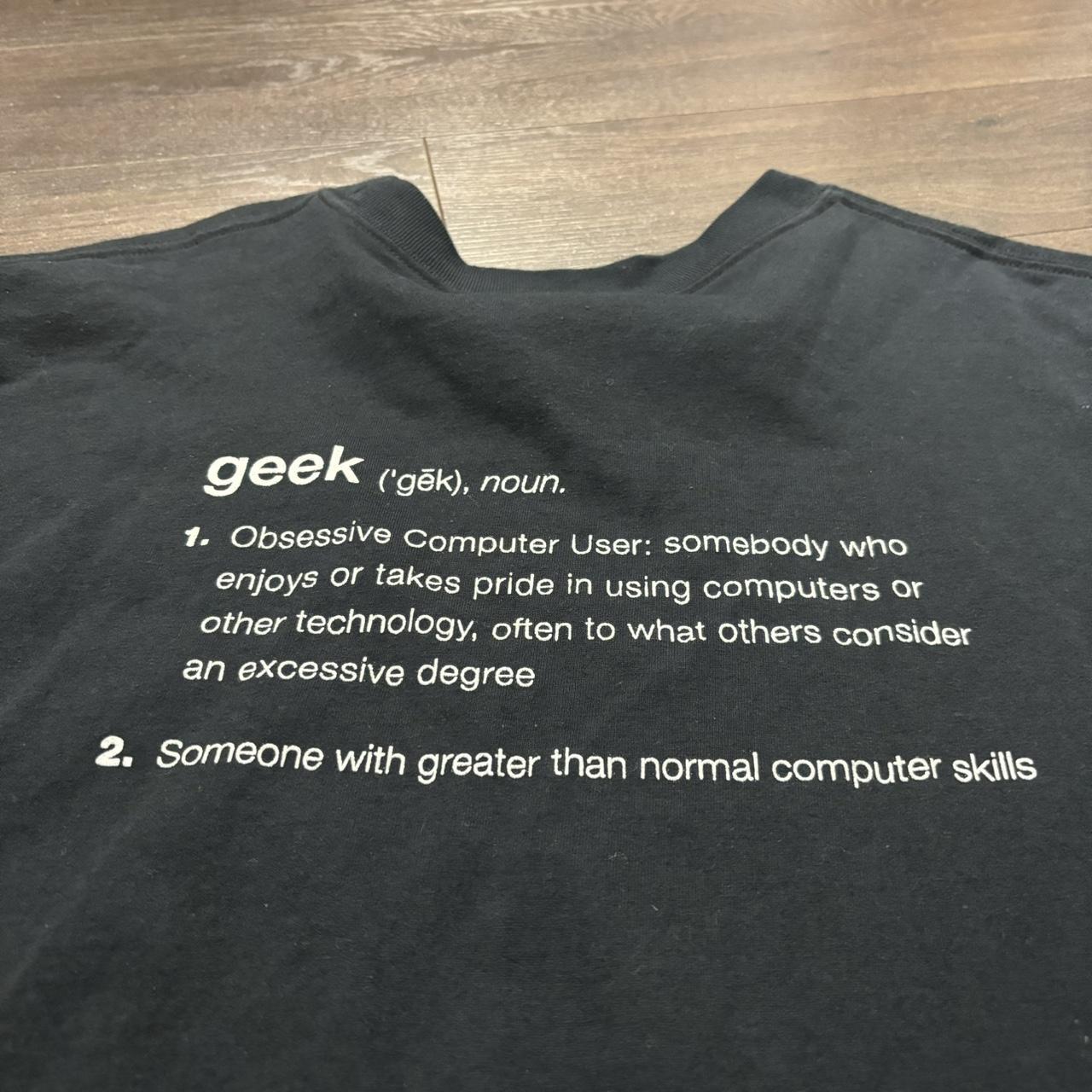 トップス Microsoft geek. T-shirt Microsoft geek. プロモーションTシャツ | 西田商店