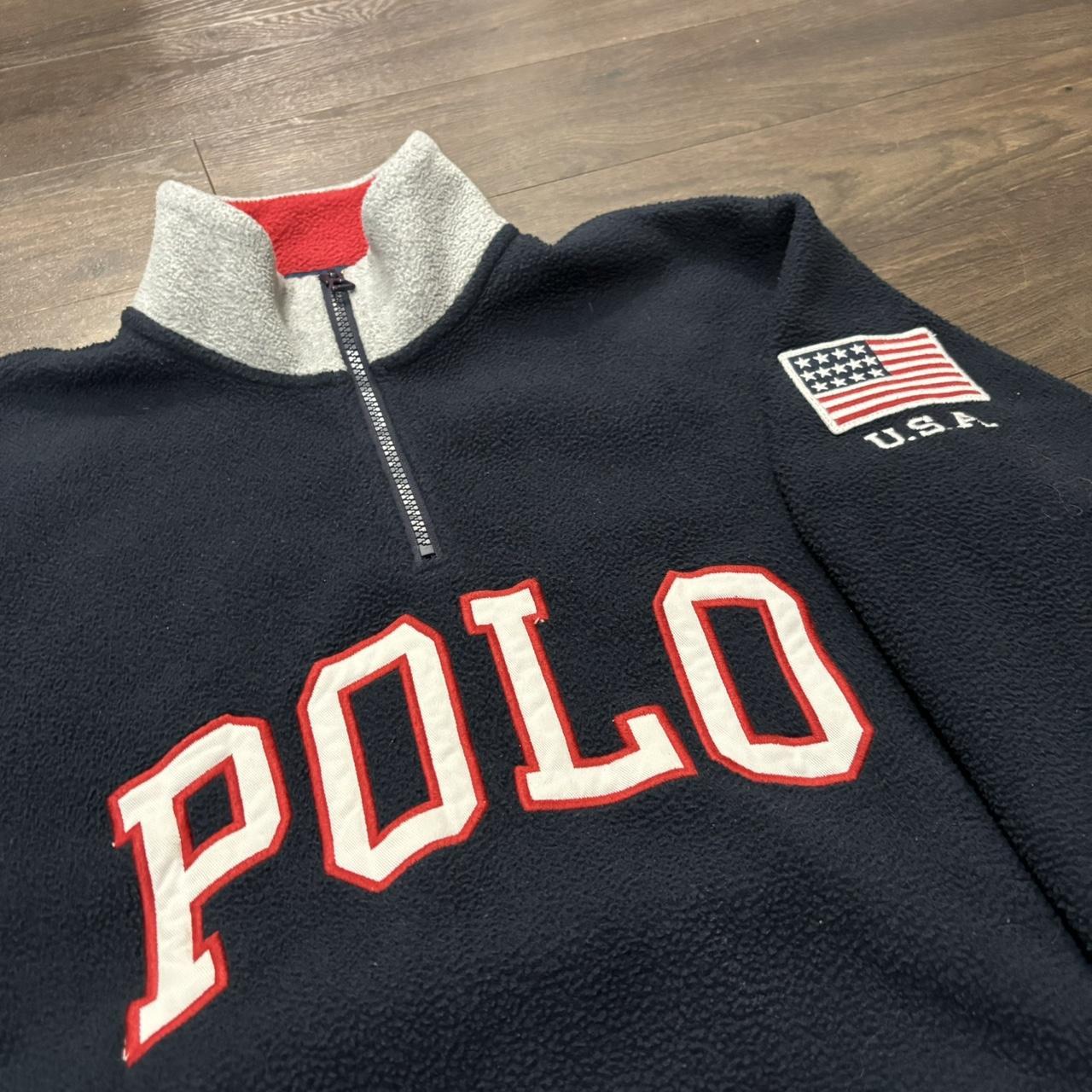 Classic polo Ralph Lauren quarter zip fleece. Depop