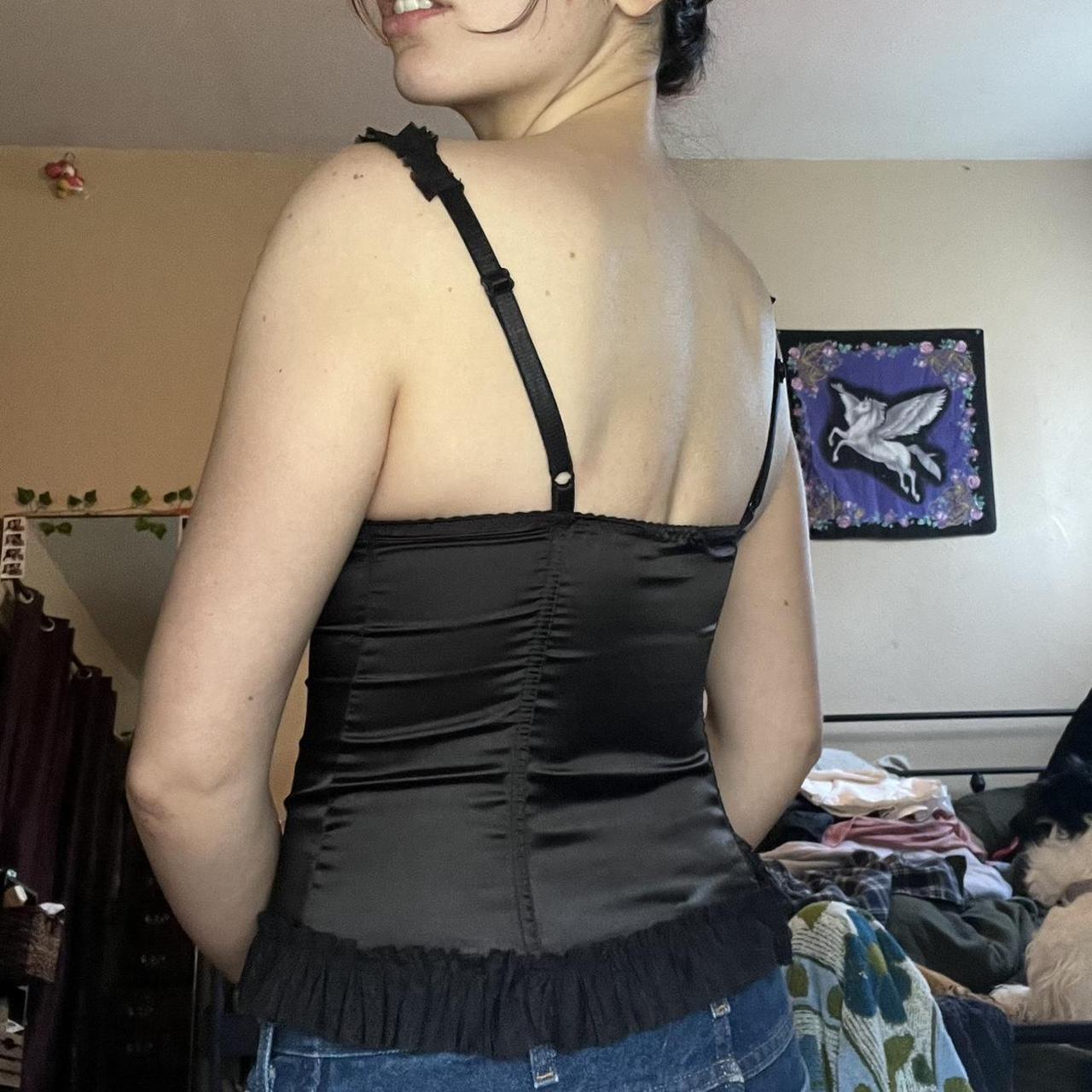 The Escanté Collection gothic Y2K black corset... Depop