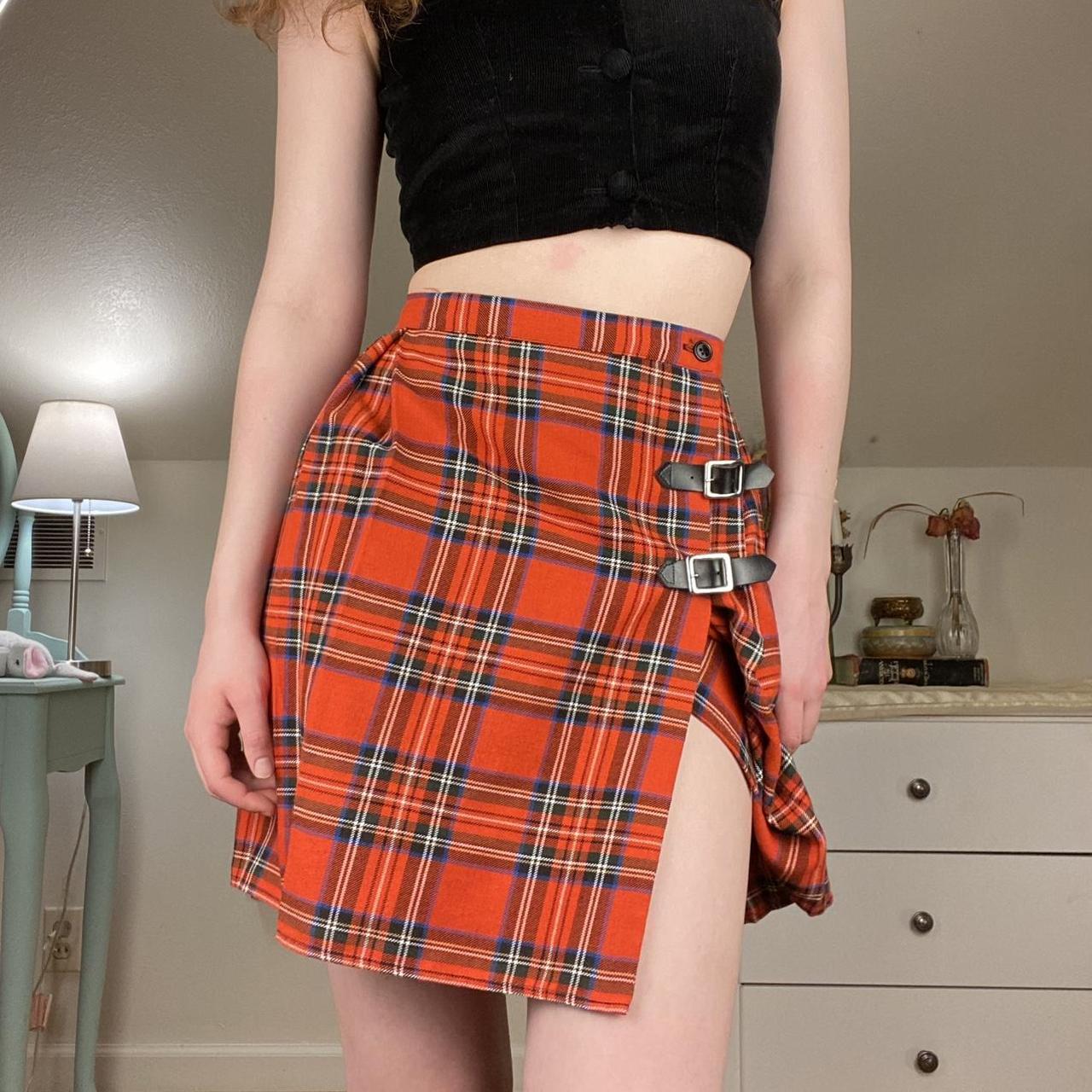 School girl skirt with shorts, no brand name. China - Depop