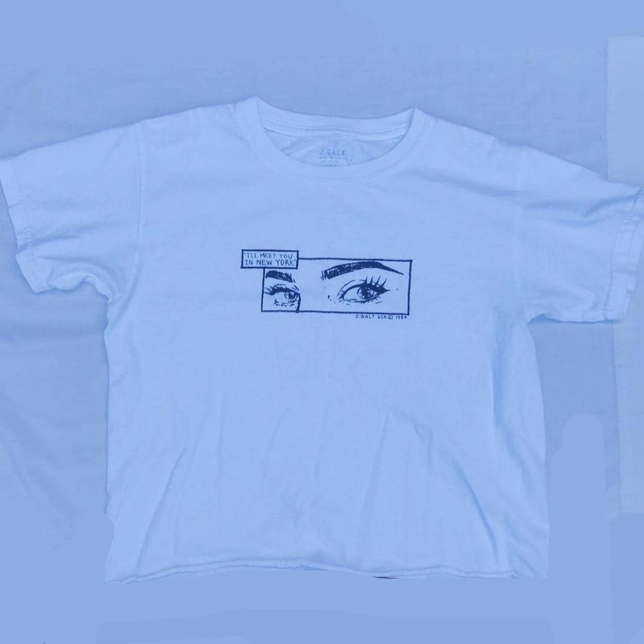 Brandy Melville Women's Black and White Tshirt Depop