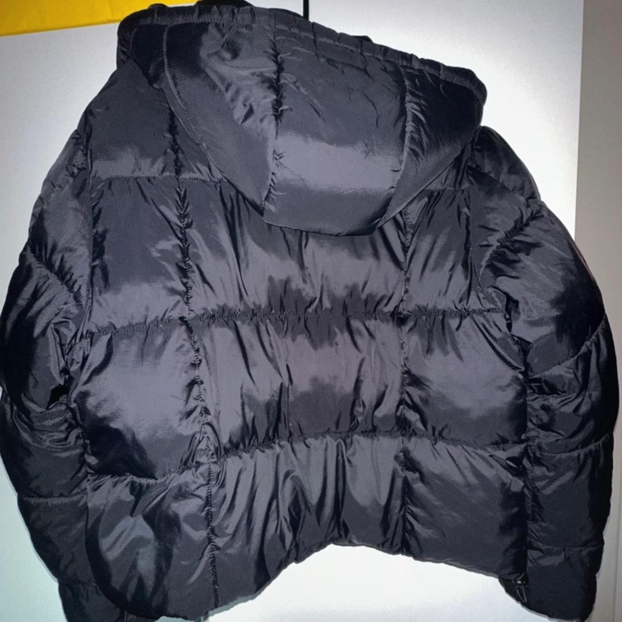 Iets Frans Black Riga Puffer Jacket Worn a couple... - Depop