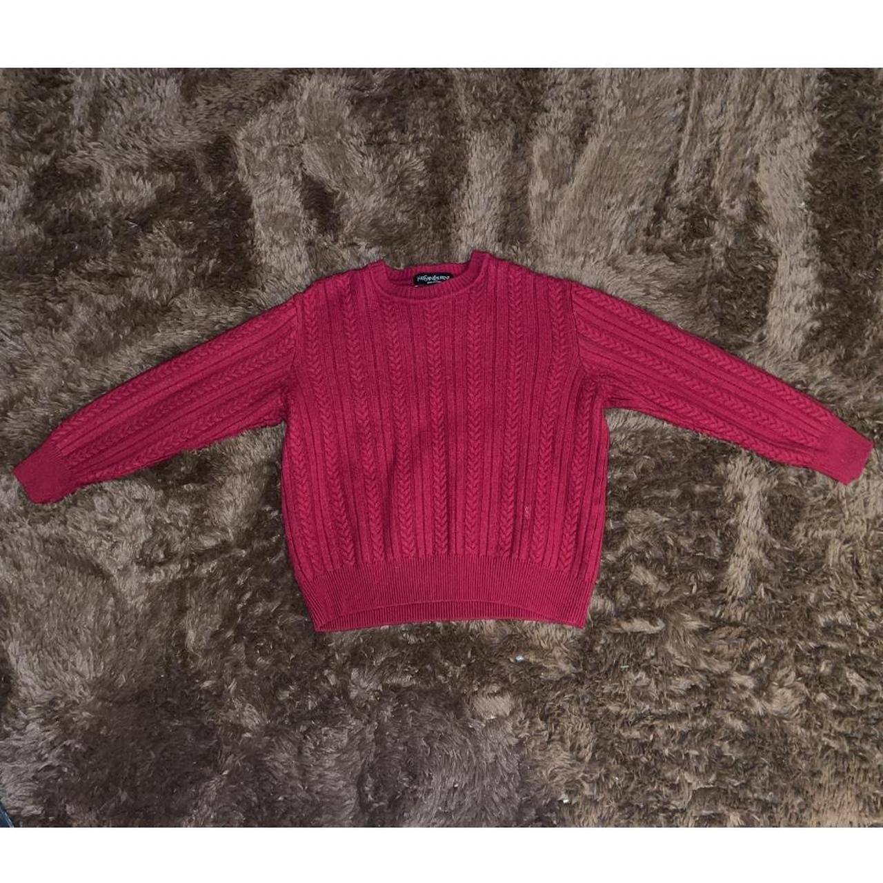 Saint laurent 2024 pink sweater