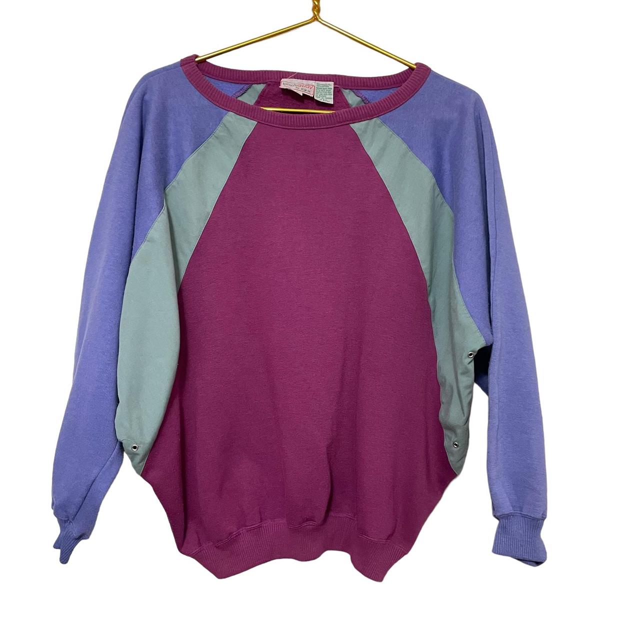 Breakaway Women's Purple and Green Sweatshirt