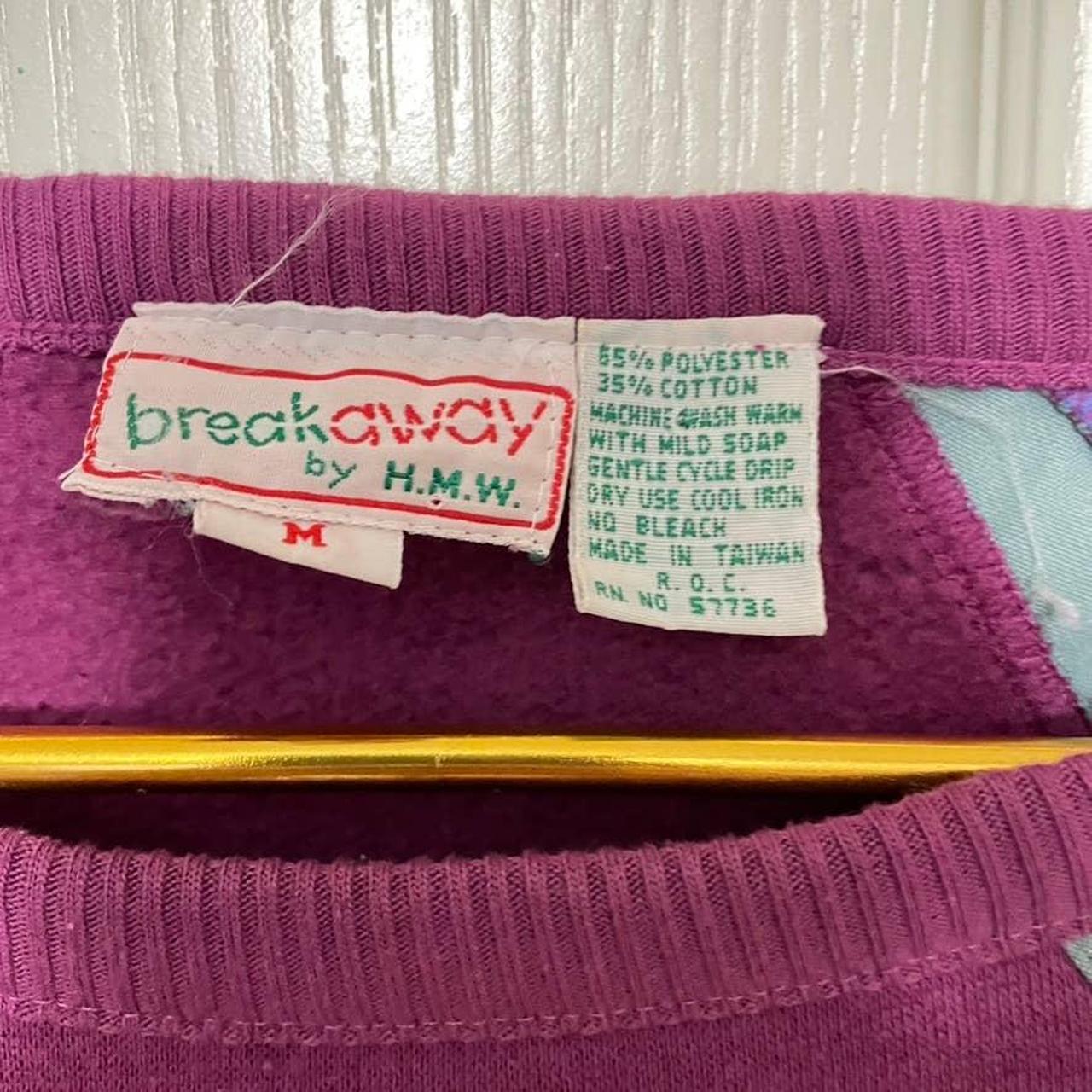 Breakaway Women's Purple and Green Sweatshirt (3)