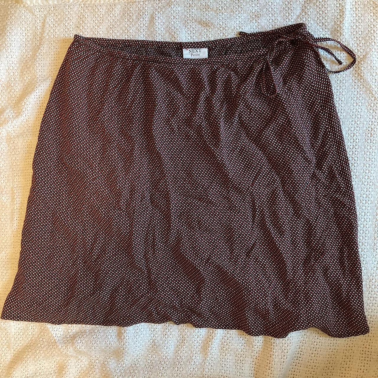 Next Women's Red and Black Skirt