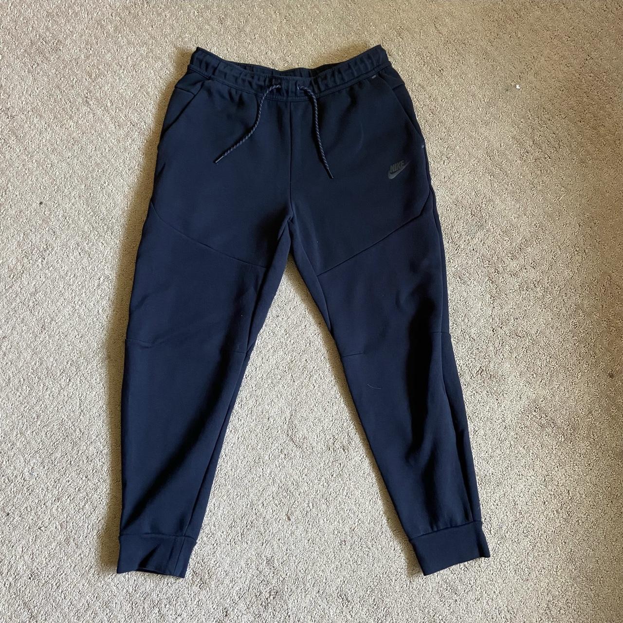 Black Nike Tech pants. Worn once, in great... - Depop