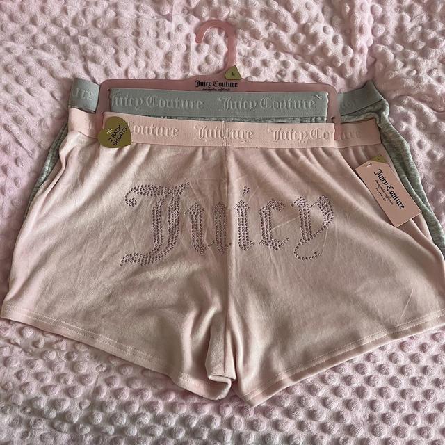 Studded Juicy Couture Velour Shorts Size Small Great - Depop