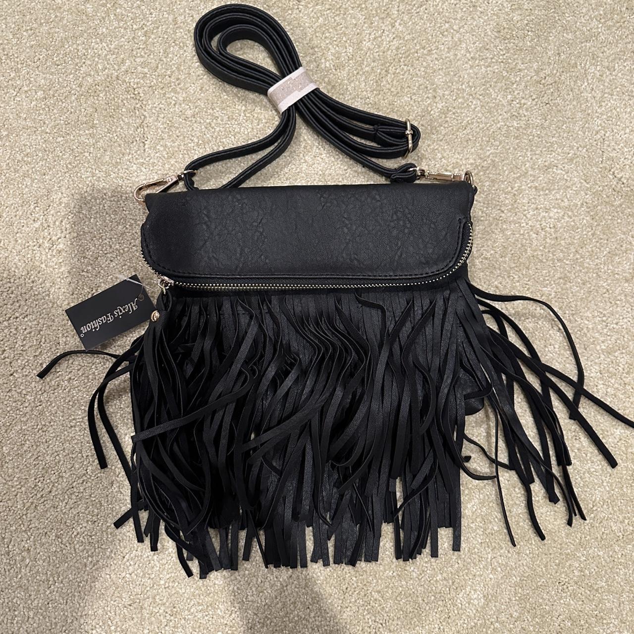 Womens Maje black Small Leather Fringed Bag | Harrods # {CountryCode}